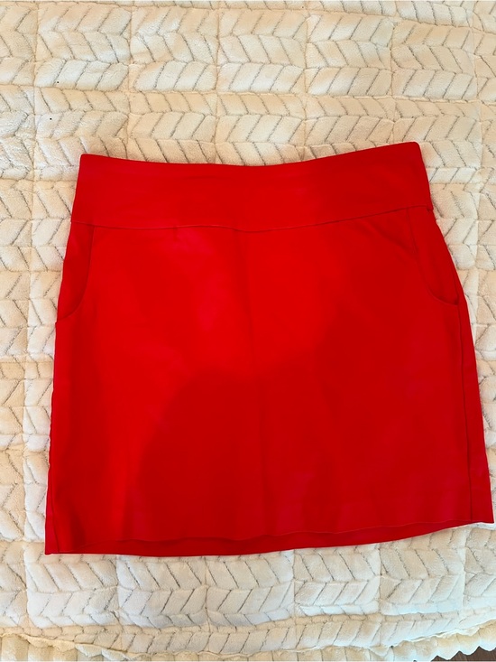Zac & Rachel Pants - Zac & Rachel Bright Red Mini Skirt/Skort
